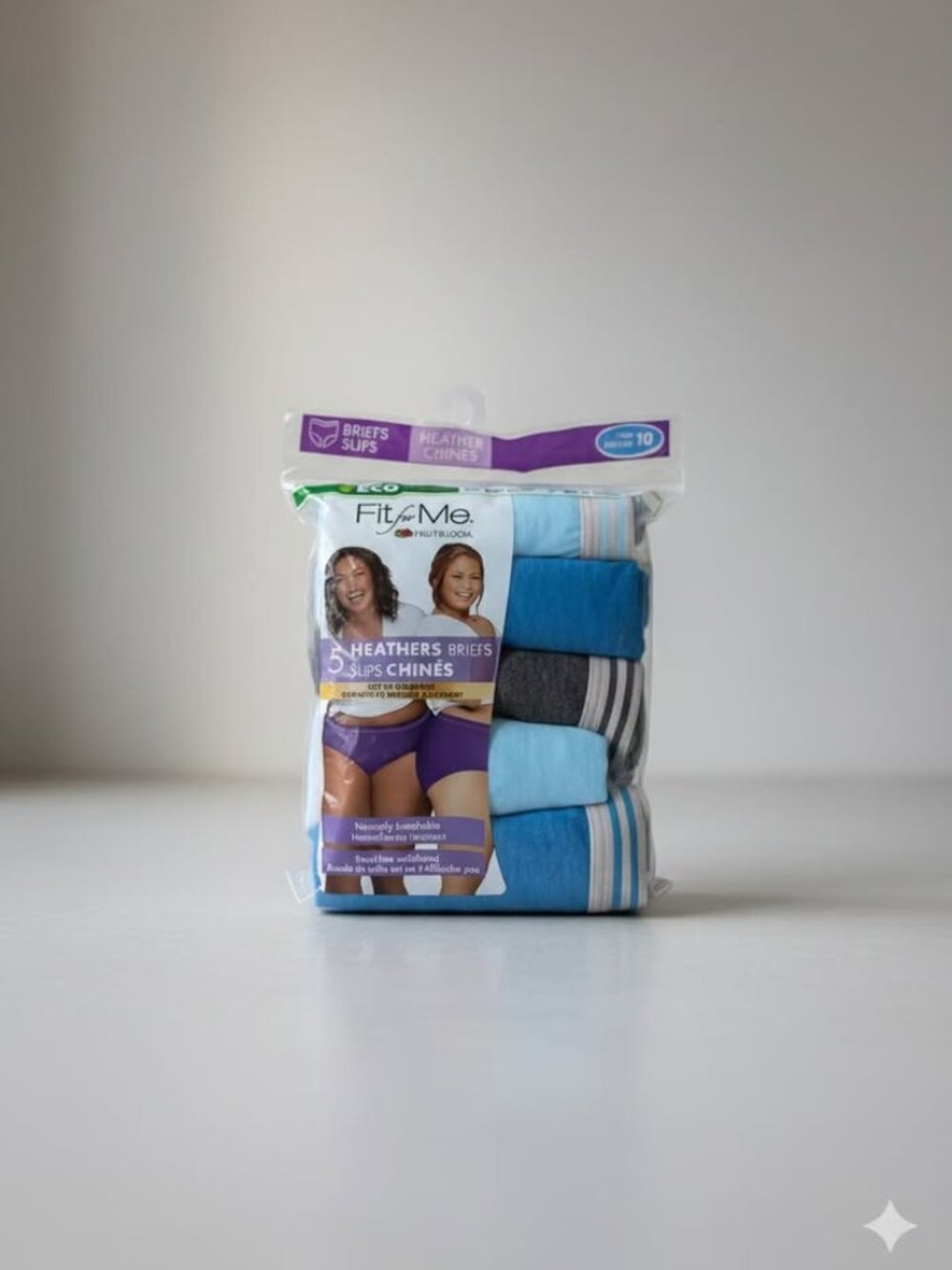 Pack of 5 Brand New Plus Size Briefs Slips (Size 10)
